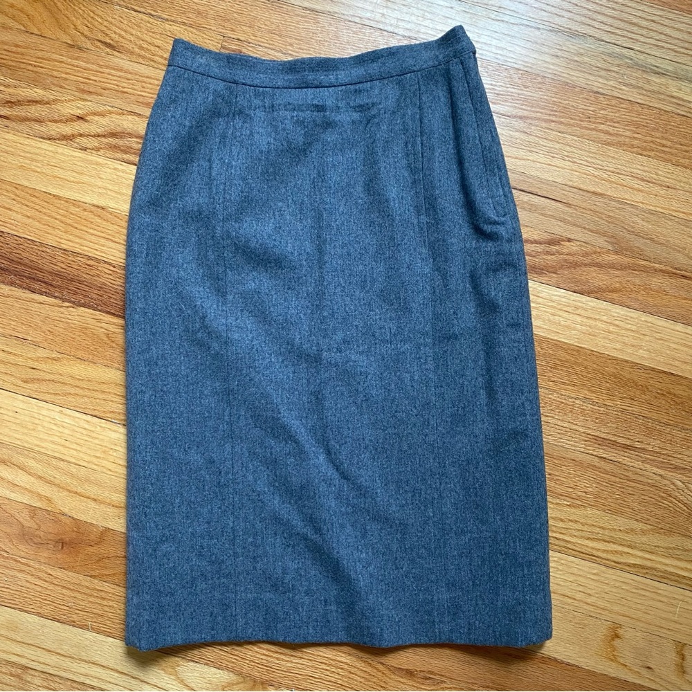 Pendleton Vintage Size 12 Wool Skirt Classic Grey